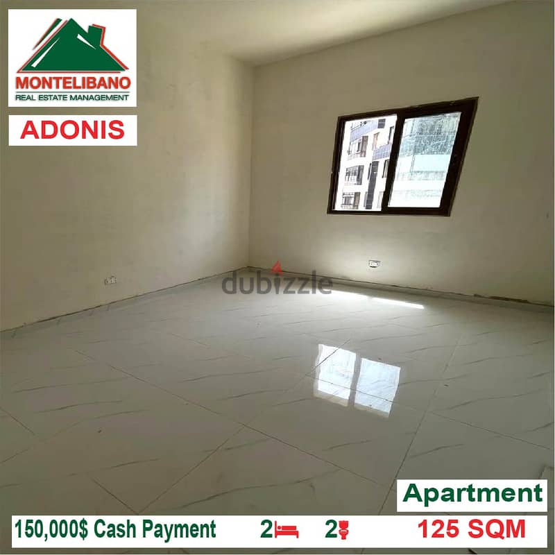 150,000$ Cash Payment!! Apartment for sale in Adonis!! 1