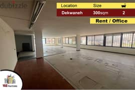 Dekwaneh 300m2 | Generous Office | Rent | Active Street | MJ |