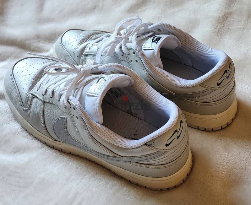 Nike Dunk Low Metallic Silver Sneakers 1