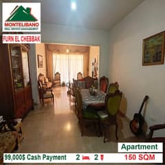 99000$!! Apartment for sale located in Furn El Chebbak 0