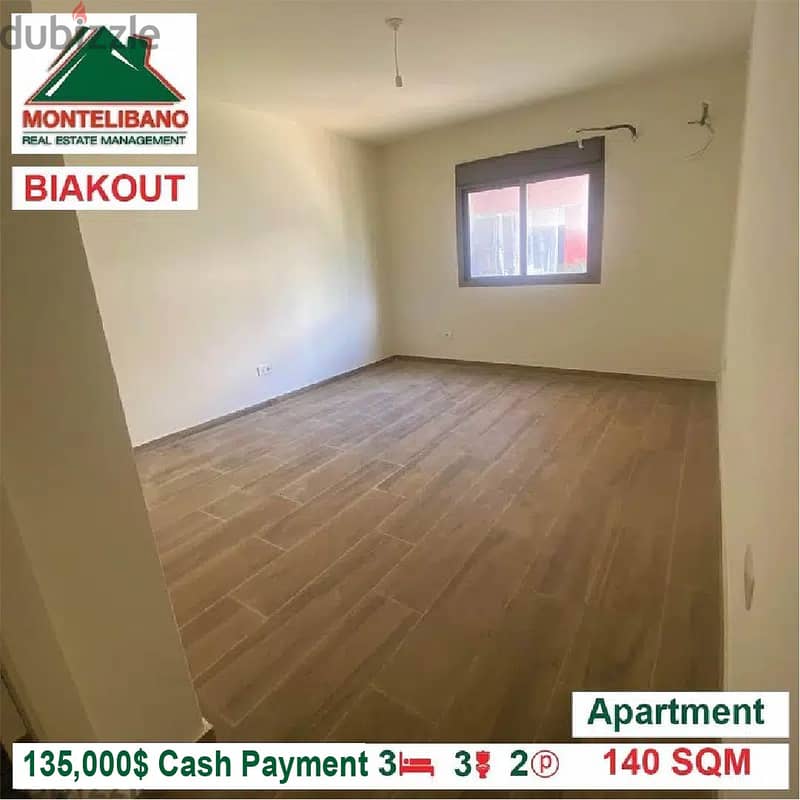 135000$!! Apartment for sale located in Biakout 2