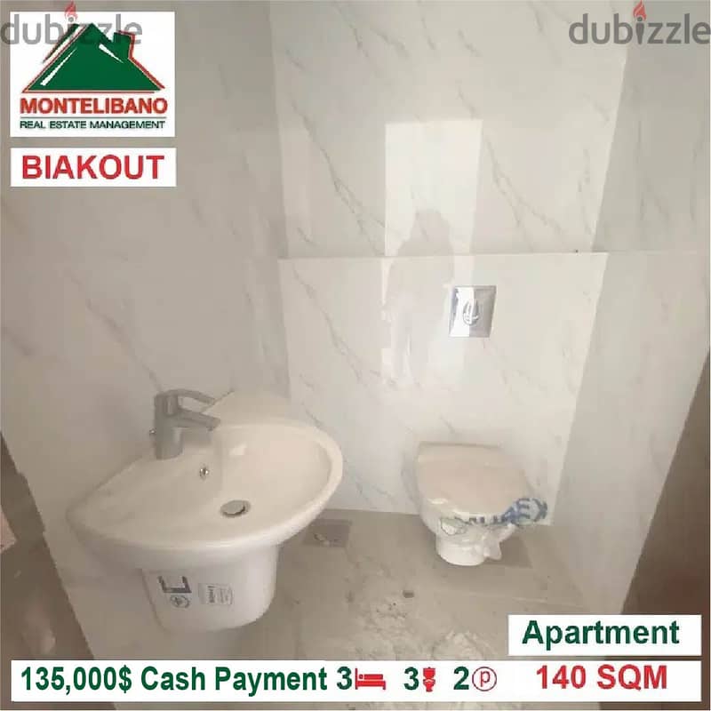 135000$!! Apartment for sale located in Biakout 3