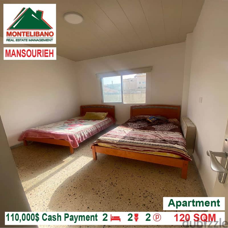 110000$!! Apartment for sale located in Mansourieh 2