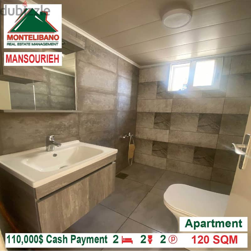 110000$!! Apartment for sale located in Mansourieh 3