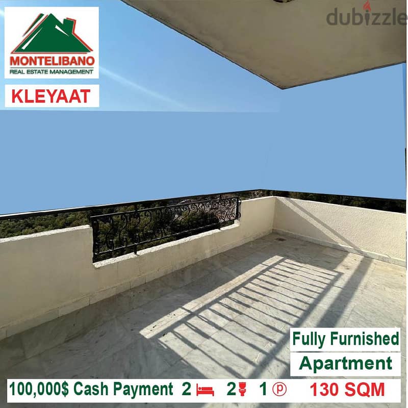 100000$!! Fully Furnished Apartment for sale located in Kleyaat 2