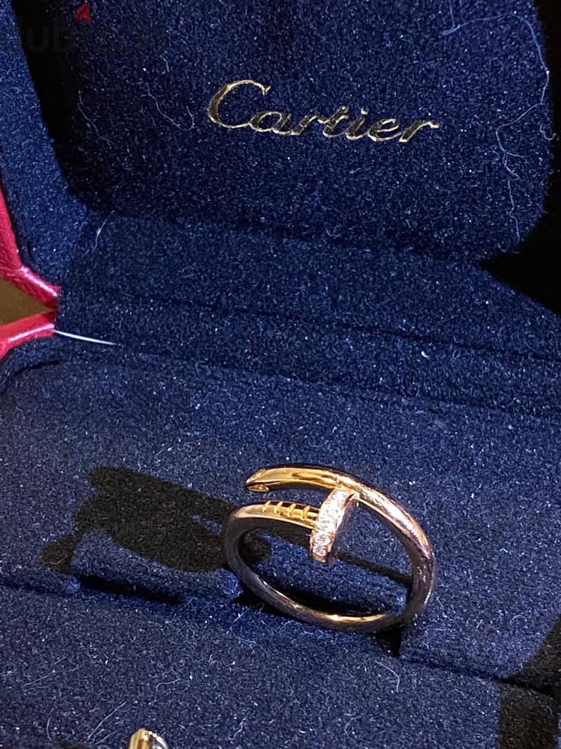 Authentic Cartier Diamond Ring 4