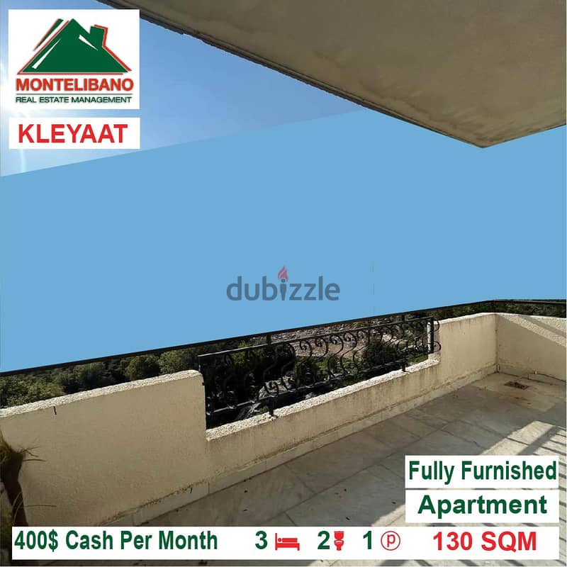 400$!! Fully Furnished Apartment for rent located in Kleyaat 2
