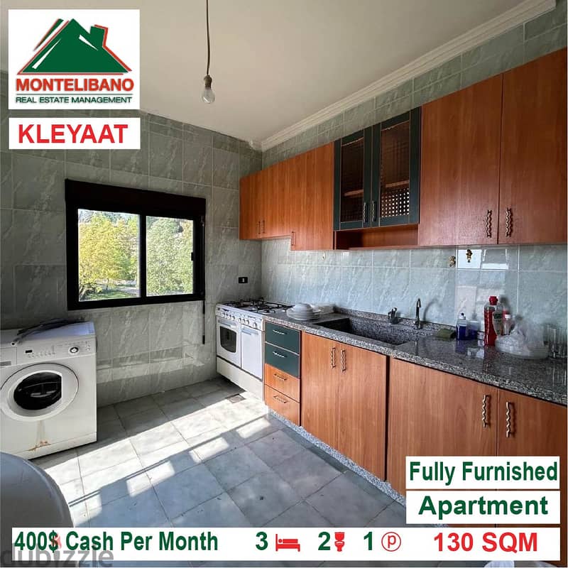 400$!! Fully Furnished Apartment for rent located in Kleyaat 4