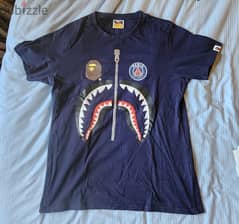 A Bathing Ape x PSG Shark Tee - Retails at $200+ at StockX