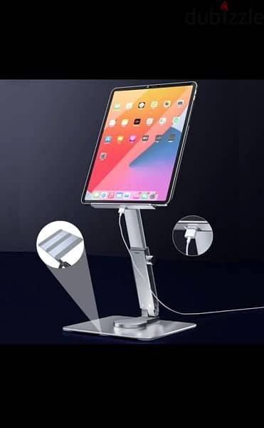 Aluminum Tablet Stand 360 degree Rotating Adjustable Desk 4