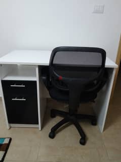 Desk and chair 0