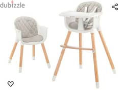 kinderKraft  high chair 2 in 1 made in  poland/ 3$ delivery 0