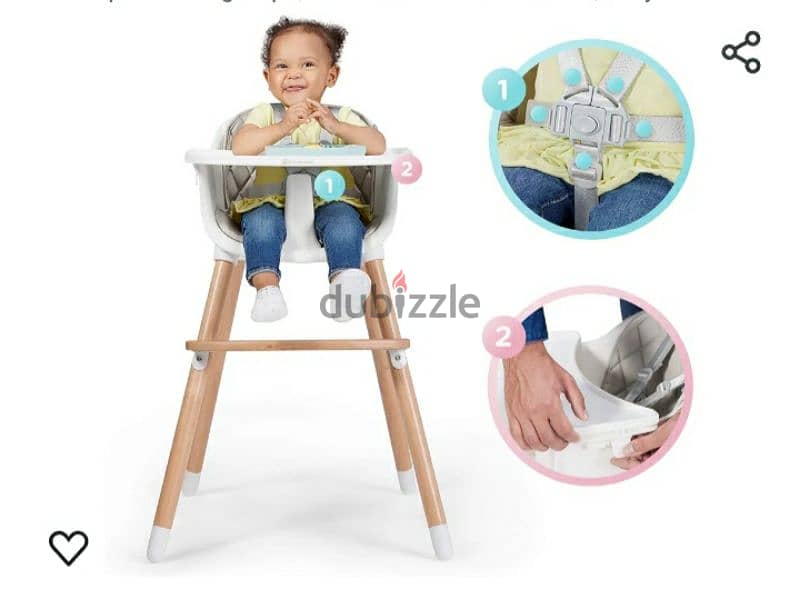 kinderKraft  high chair 2 in 1 made in  poland/ 3$ delivery 2
