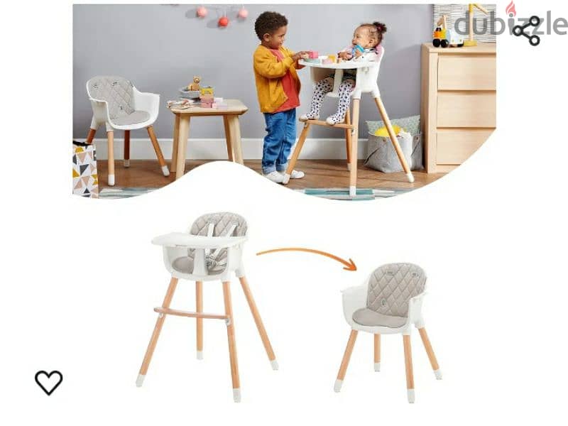 kinderKraft  high chair 2 in 1 made in  poland/ 3$ delivery 5