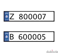 Z   800007   &   B   600005 0