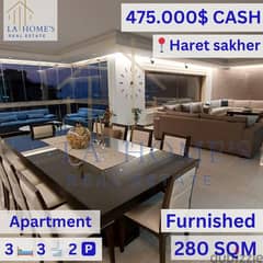 Apartment For Sale Located In Haret Sakher  شقة للبيع تقع في حارة صخر