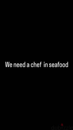 chef in seafood