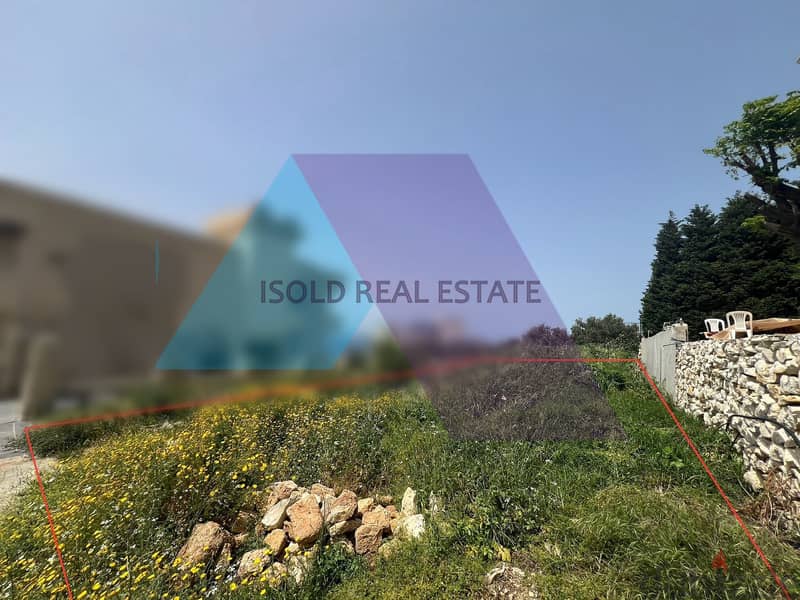A 507 m2 land having an open mountain/sea view for sale in Kfaraabida 1