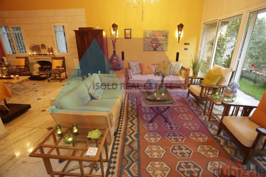 Furnished 400 m2 duplex villa with 280 m2 terrace for rent in Mayrouba 1