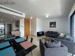 Achrafieh 145sqm Furnished | City & Seaview | Terrace | 2 Bedrooms