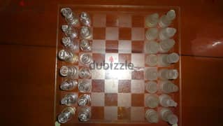 Glass chess 20*20cm