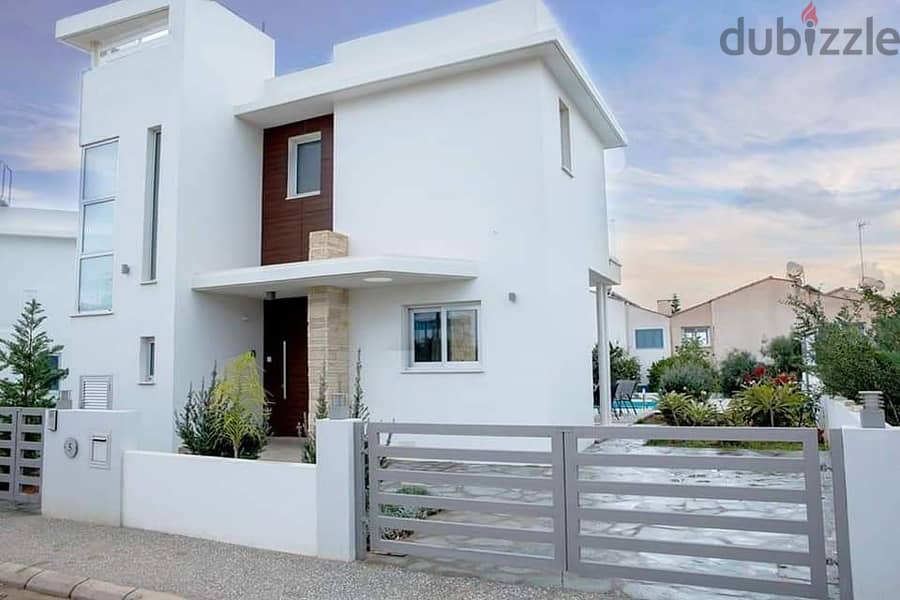 Cyprus paralimni protaras villa with private pool for sale Ref#0063 5