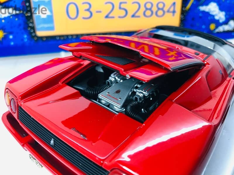 1/18 diecast Autoart Discontinued Shop Sealed Lamborghini Roadster Red 11