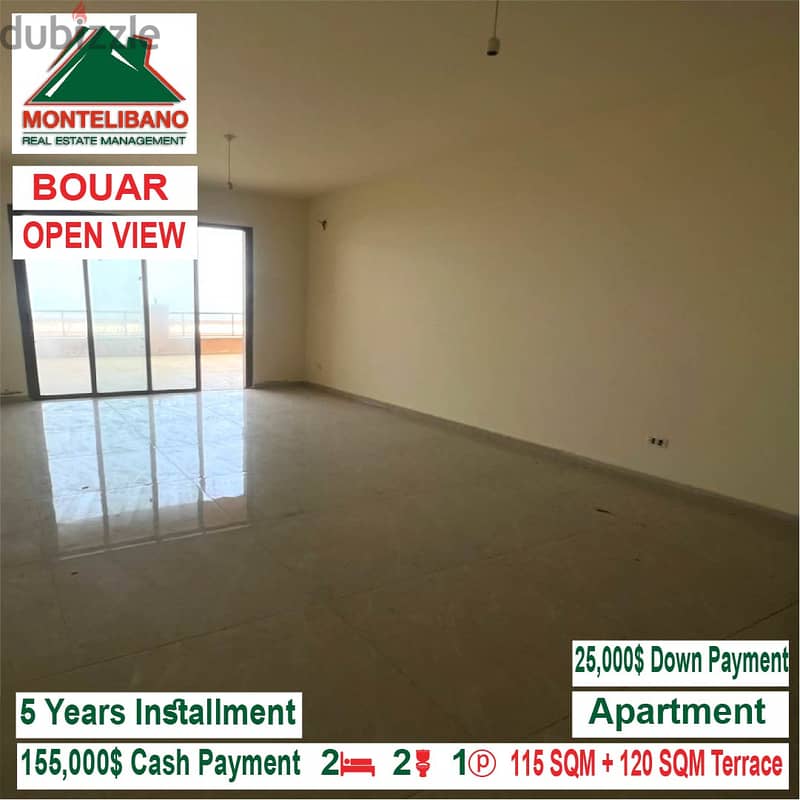155,000$ Cash Payment!! Apartment for sale in Bouar!! Open View!! 1