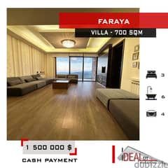 Villa for sale in Faraya 700 sqm with Pool and Land REF#NW56354