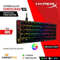 HYPERX ALLOY ORIGINS 60 RGB MECHANICAL GAMING KEYBOARD