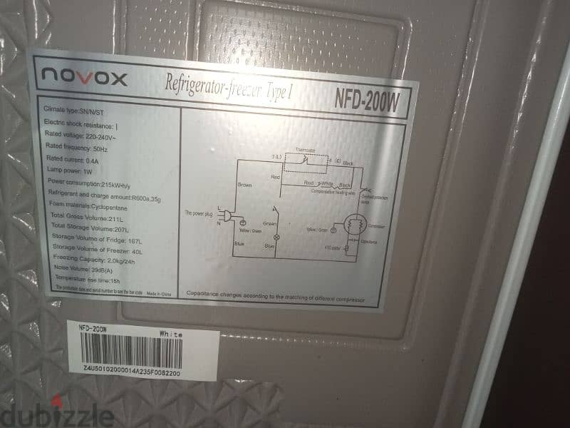 Novox Refrigerator 12ft 3