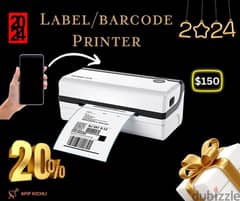 Barcode/label printer via mobile app 0