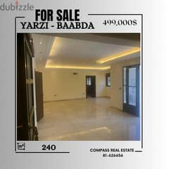 Amazing Apartment For Sale in Yarzeh Baabda شقة مذهلة للبيع في اليرزة 0