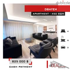 Fully Furnished Apartment for sale in Dbayeh 450 sqm ref#ea15326 0