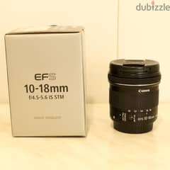 Canon EF-S 10-18mm f/4.5-5.6 IS STM Lens 0