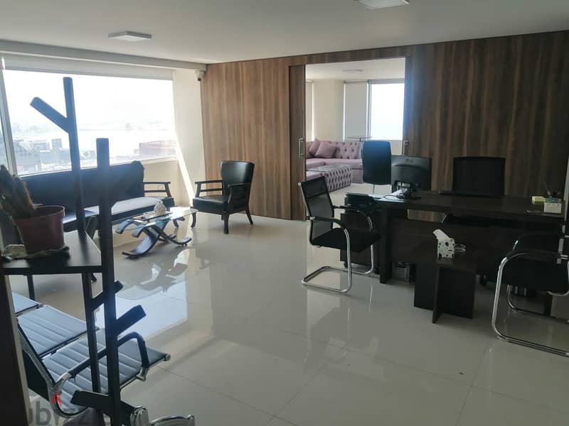L15122 - Furnished and Decorated Office For Rent in Antelias 1