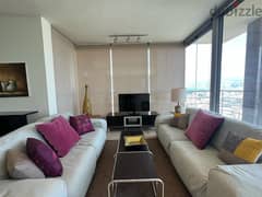 L15124 - A 3-Bedrooms Apartment with Open View For Rent In Achrafieh