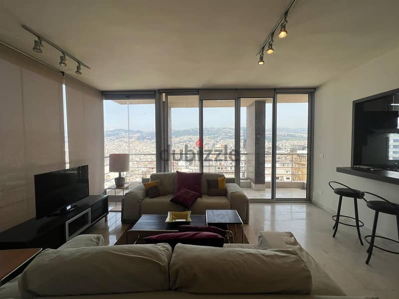 L15124 - A 3-Bedrooms Apartment with Open View For Rent In Achrafieh 6