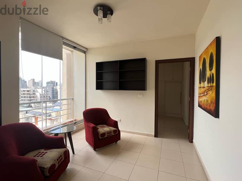 L15124 - A 3-Bedrooms Apartment with Open View For Rent In Achrafieh 7
