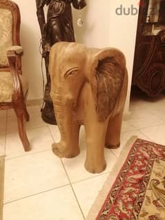 big wood elephant 0