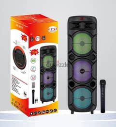 SPEAKER TRIPLE 8.5 INCH WITH WIRELESS MICROPHONE DR-8839