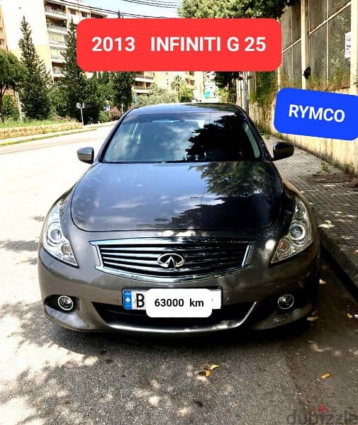 Infiniti G 25 model 2013 مصدر الشركة لبنان 2