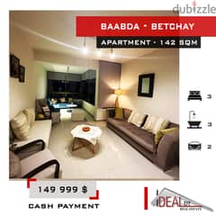 Apartment for sale in Baabda 142 sqm شقة للبيع في بعبدا  ref#ms8240