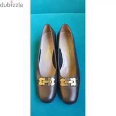 Salvatore Ferragamo brown heels