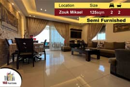 Zouk Mikael 125m2 | High-End | Partly Furnished | Killer View | EH | 0