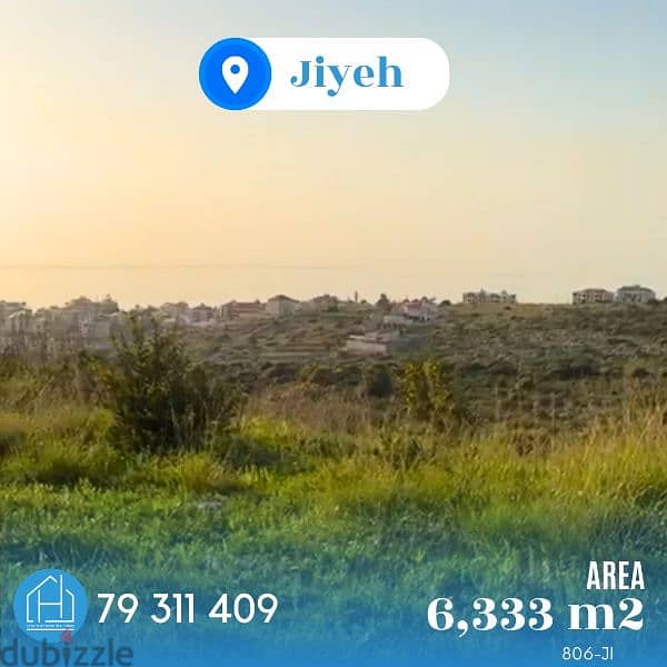 Land for sale in jiyyeh 25/50 0