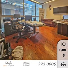 Saifi | 95m² Office | Prime Location | 4 Rooms | Catchy Downtown Deal 0