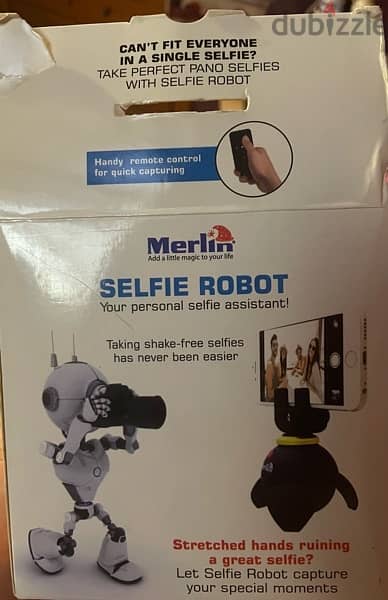 Merlin selfie robot partially used 2