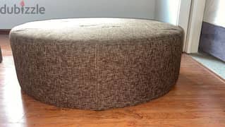 stylish round sofa in good condition