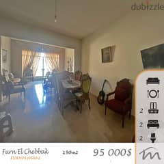 Furn El Chebak | 150m² | Prime Location | Big Balcony | Investment 0